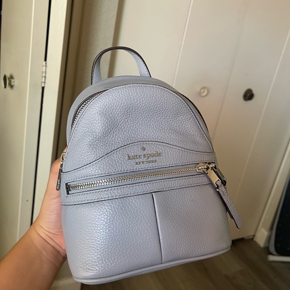 karina mini convertible backpack TOTE custom branded hardware made of solid brass Kate Spade Mini Convertible Backpack